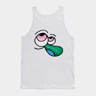 Cartoony Face Tank Top